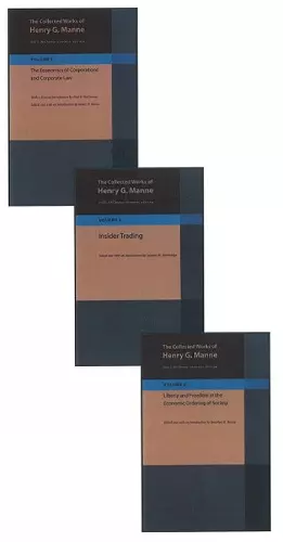 Collected Works of Henry G Manne: 3-Volume Set cover