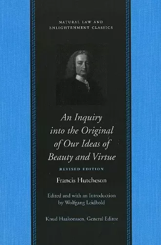 Inquiry into the Original of Our Ideas of Beauty & Virtue cover