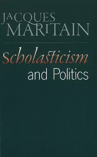 Scholasticism & Politics cover