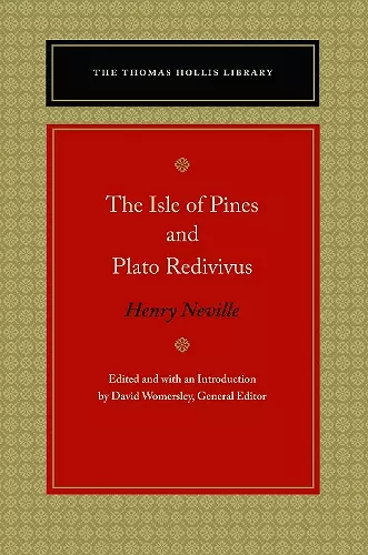 The Isle of Pines and Plato Redivivus cover