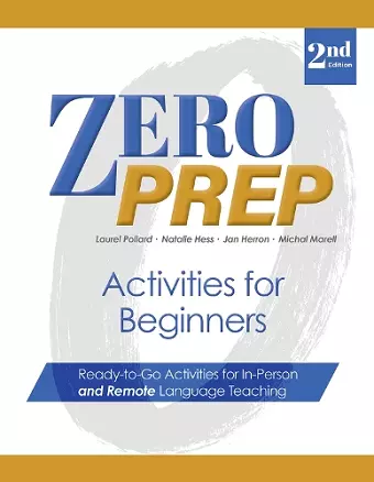 Zero Prep Activities for Beginners cover