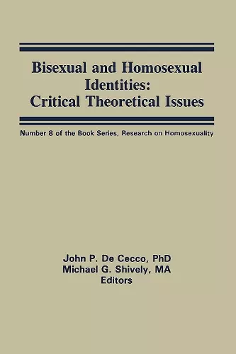 Origins of Sexuality and Homosexuality cover