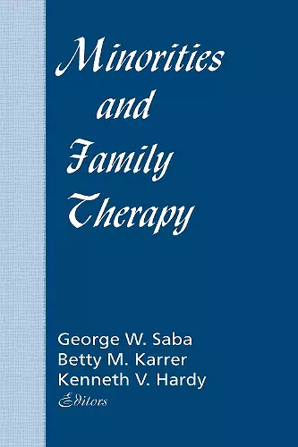 Minorities and Family Therapy cover