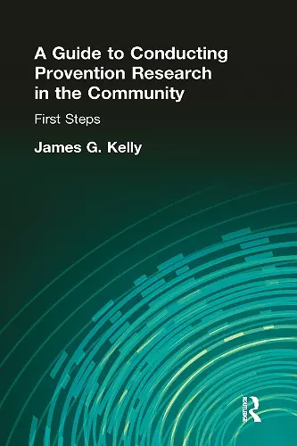 A Guide to Conducting Prevention Research in the Community cover