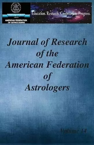 AFA Journal of Research Vol. 14 cover