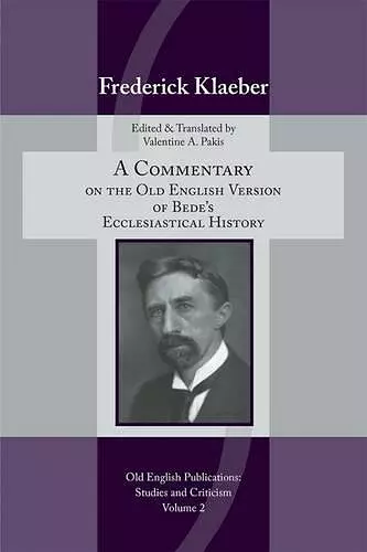 A Commentary on the Old English Version of Bede`s Ecclesiastical History cover