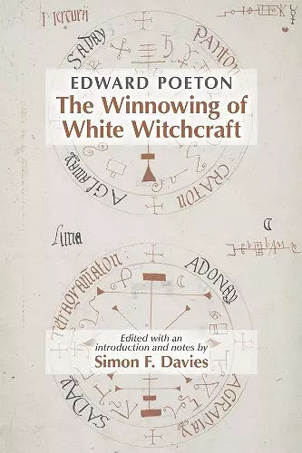 Edward Poeton: The Winnowing of White Witchcraft cover