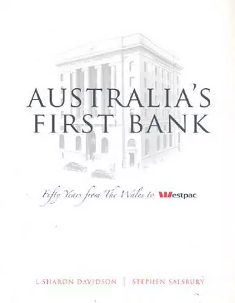 Australia's first bank cover