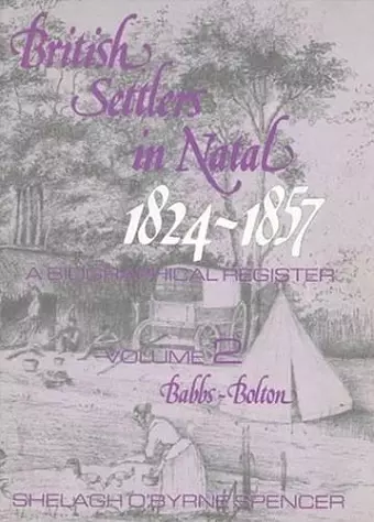 British Settlers in Natal Vol 2 cover