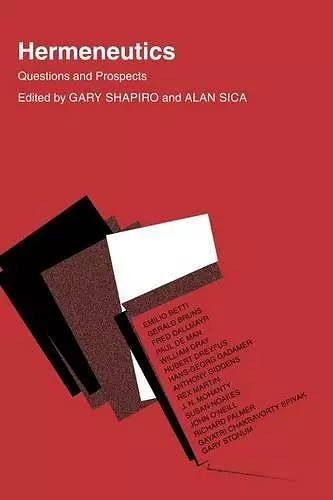 Hermeneutics cover
