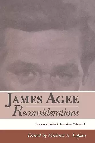 James Agee cover