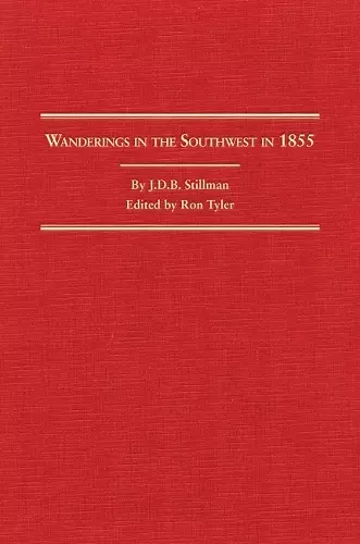 Wanderings in the Southwest in 1855 cover