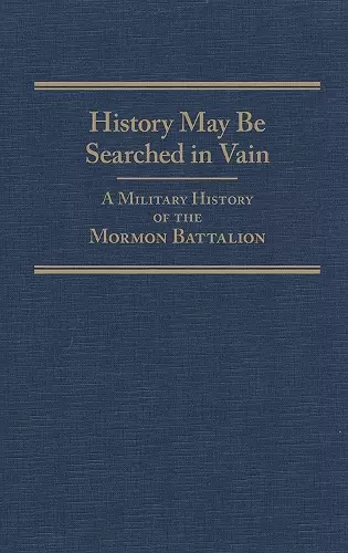 History May Be Searched in Vain cover