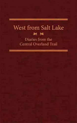 West from Salt Lake cover