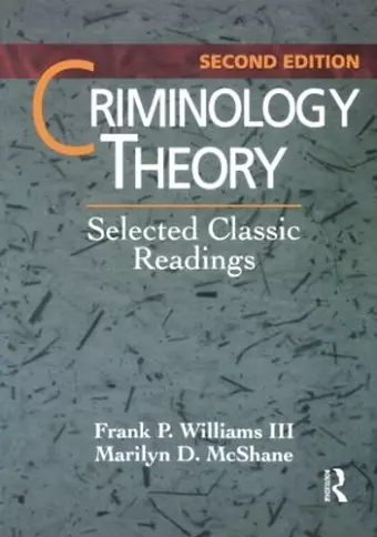 Criminology Theory cover