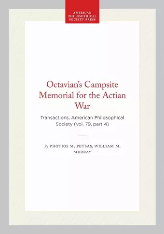 Octavian's Campsite Memorial for the Actian War cover