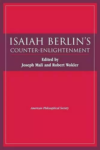 Isaiah Berlin's Counter-Enlightenment cover