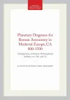 Planetary Diagrams for Roman Astronomy in Medieval Europe, CA 800-1500 cover
