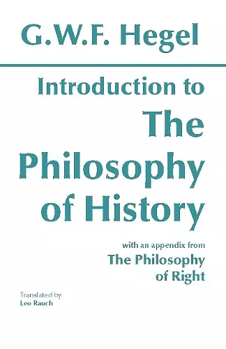 Introduction to the Philosophy of History cover