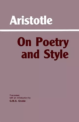 On Poetry & Style cover