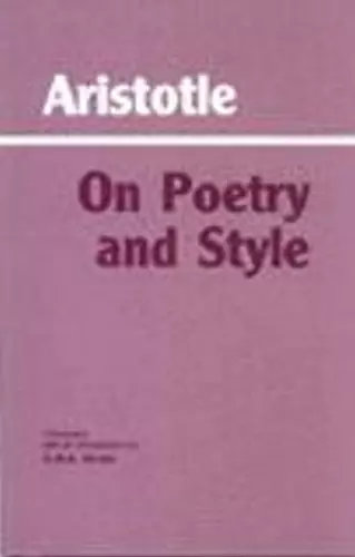 On Poetry and Style cover