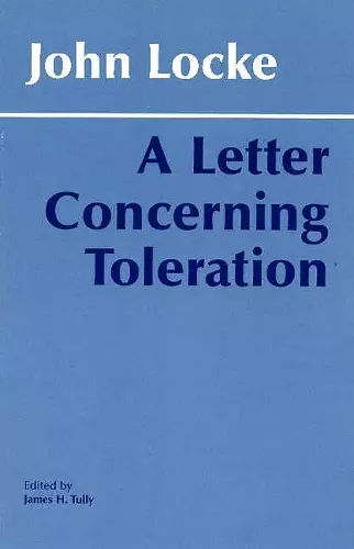 A Letter Concerning Toleration cover