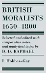 British Moralists: 1650-1800 (Volumes 1) cover