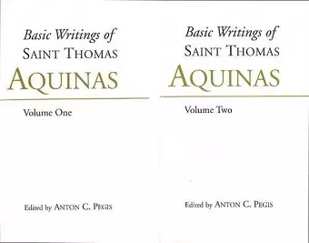 Basic Writings of St. Thomas Aquinas: (2 Volume Set) cover