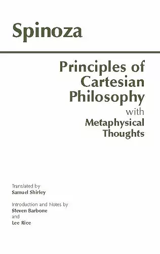 Principles of Cartesian Philosophy cover