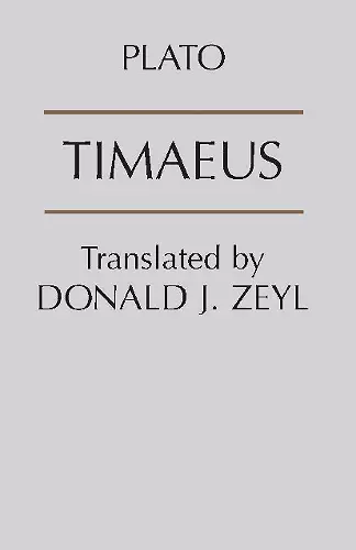 Timaeus cover