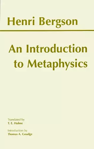 An Introduction to Metaphysics cover