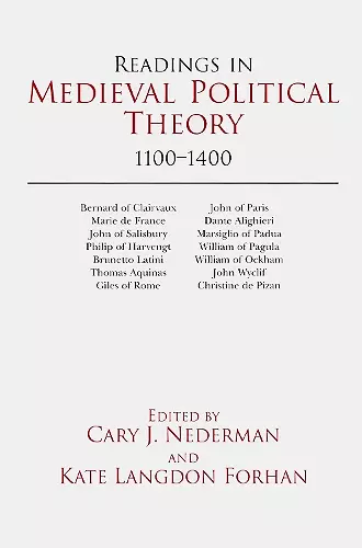 Readings in Medieval Political Theory: 1100-1400 cover