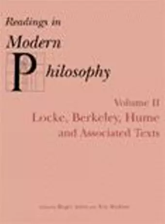 Readings In Modern Philosophy, Volume 2 cover