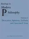 Readings In Modern Philosophy, Volume 1 cover