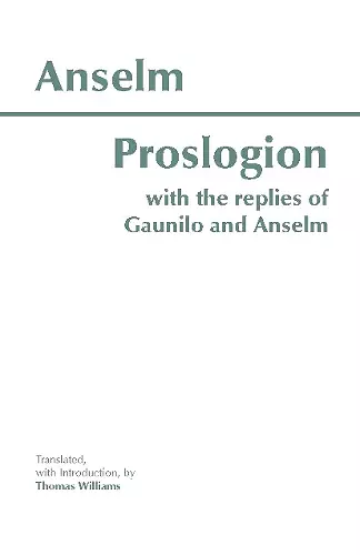 Proslogion cover