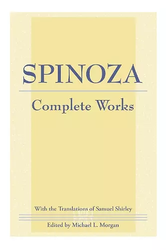 Spinoza: Complete Works cover