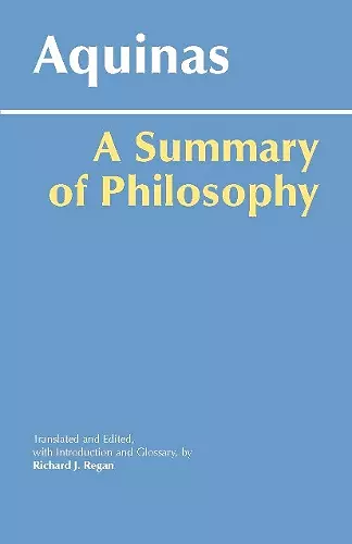 A Summary of Philosophy cover