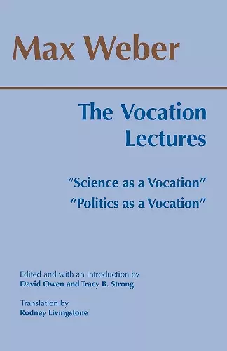 The Vocation Lectures cover