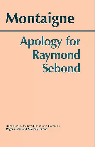 Apology for Raymond Sebond cover