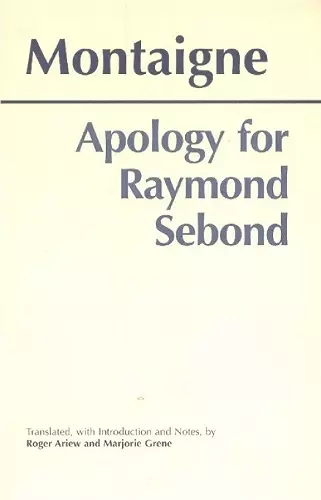 Apology for Raymond Sebond cover