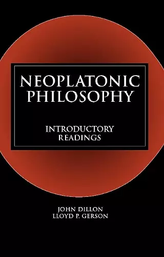 Neoplatonic Philosophy cover