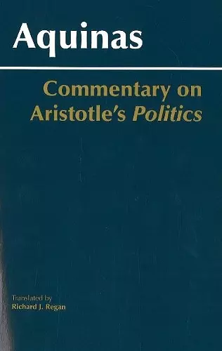 Commentary on Aristotle's Politics cover