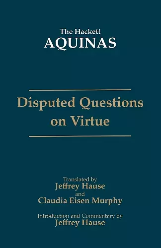 Disputed Questions on Virtue cover