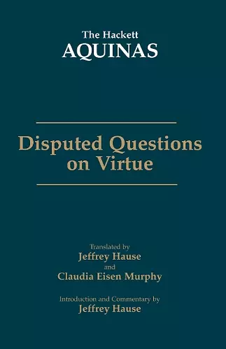 Disputed Questions on Virtue cover