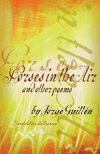 Horses in the Air and Other Poems cover