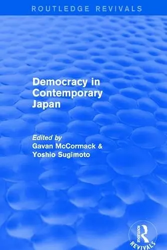 Democracy in Contemporary Japan cover