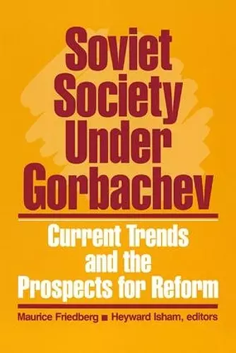 Soviet Society Under Gorbachev cover