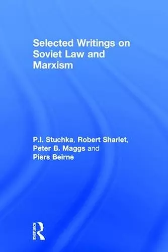 Selected Writings on Soviet Law and Marxism cover