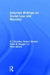 Selected Writings on Soviet Law and Marxism cover