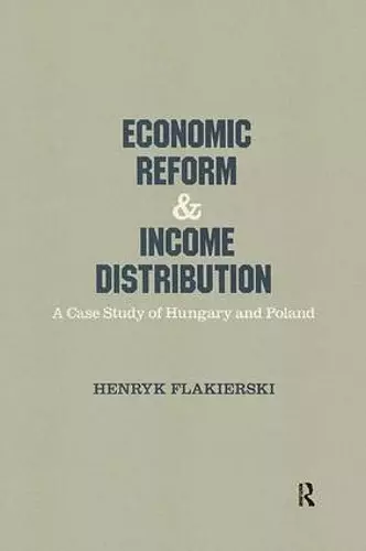 Economic Reform and Income Distribution cover